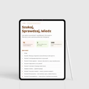 Jak mądrze wyszukiwać i weryfikować informacje w internecie oraz z pomocą sztucznej inteligencji