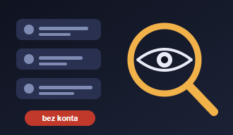 Wyszukiwanie w mediach społecznościowych bez konta co widać publicznie